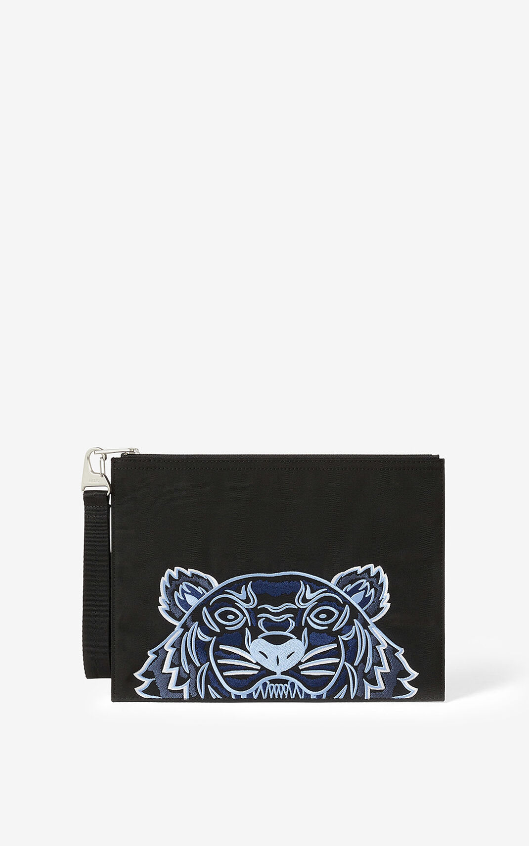 Bolsas Pequenas Kenzo Large Lona Kampus Tiger Masculino - Pretas | 846GXZOLP